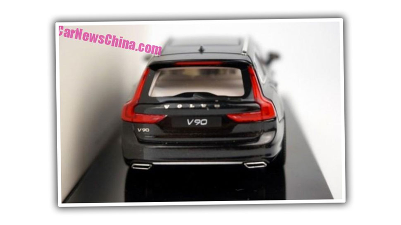 Illustration for article titled Volvo V90 Wagon Final Design Leaked Via Toy In China